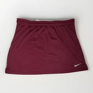 Nike Dri-Fit Lacrosse Skirt Womens Size Large NWT Maroon Inside Drawstring Waist